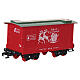 Tren navideño con locomotora y vagones decorados diámetro 195 cm s11
