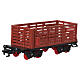 Tren navideño con locomotora y vagones decorados diámetro 195 cm s13