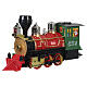 Christmas train with locomotive and decorated wagons, diameter 195 cm s5