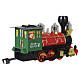 Christmas train with locomotive and decorated wagons, diameter 195 cm s6