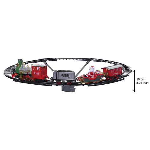 Christmas tree train with 5 warm white LEDs, 31.5 in, for indoor use 6