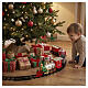 Trenino per albero Natale da interni 5 LED luce calda 80 cm s2
