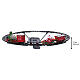 Pociąg pod choinkę, 5 LED, ciepłe światło, 80 cm s6