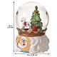 Music box with glass globe and nutcracker, 6.0x4.1 in s3