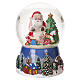 Snow globe with music box, Father Christmas with wish list, 6.5x4.9 in s1