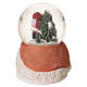 Sfera di Natale luminosa con Babbo Natale 15x10 cm s6