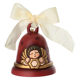 THUN Red ceramic bell with angel, 2024 Limited Edition