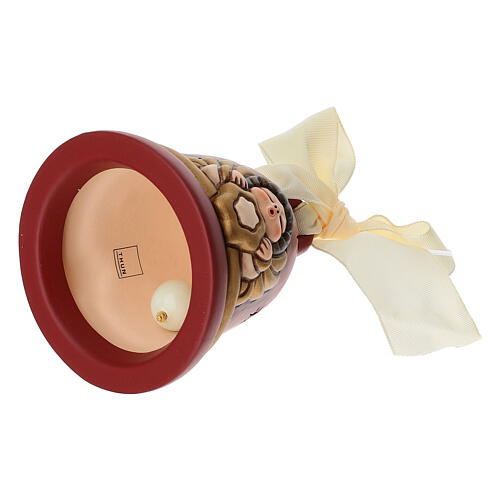 Campanella THUN  Limited Edition 2024 con angelo in ceramica rosso 5