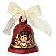 Campanella THUN  Limited Edition 2024 con angelo in ceramica rosso s1