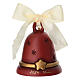 Campanella THUN  Limited Edition 2024 con angelo in ceramica rosso s4