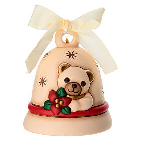 THUN Special Edition 2024 ceramic bell with Teddy, red flower