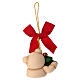 Addobbo THUN natalizio Teddy con albero di Natale in ceramica piccolo s4
