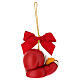 Addobbo THUN natalizio Babbo Natale con stella in ceramica piccolo  s4