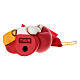 Addobbo THUN natalizio Babbo Natale con stella in ceramica piccolo  s5