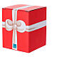 Addobbo THUN natalizio Babbo Natale con stella in ceramica piccolo  s6