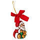 Addobbo THUN natalizio Babbo Natale con regalo in ceramica piccolo s3