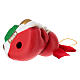 Addobbo THUN natalizio Babbo Natale con regalo in ceramica piccolo s5