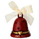 Campanella THUN Limited Edition 2023 rossa con Teddy in ceramica s4