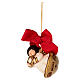 THUN Christmas ornament ceramic angel with star s3