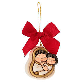 Enfeite de Natal THUN: Maria com o Menino Jesus, grande tamanho