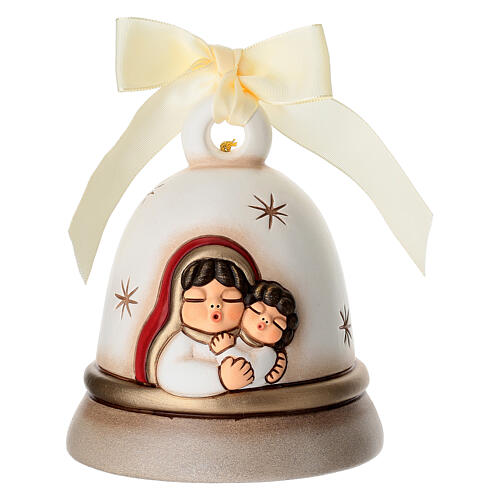 THUN Glocke, Maria und Jesuskind,  Special Edition 2023 – Weiß, aus Keramik 1
