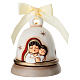 Campanella THUN Special Edition 2023 bianca con Maria e Gesù Bambino in ceramica s1
