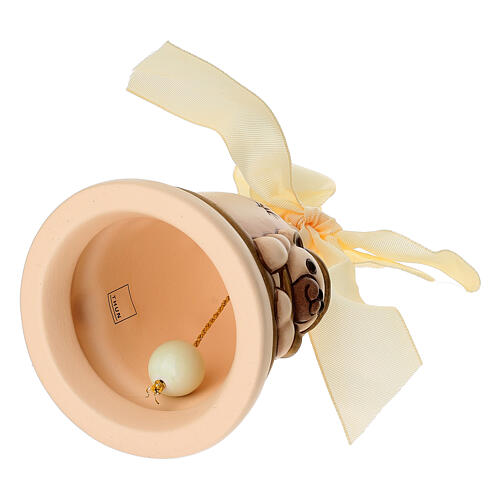 THUN Limited Edition Cremefarbene Glocke mit Teddy aus Keramik 5