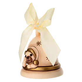 Campanella THUN Limited Edition 2023 crema con Teddy in ceramica