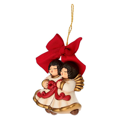 Decoración navideña THUN pareja ángeles maxi 2