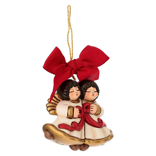 Decoración navideña THUN pareja ángeles maxi 3