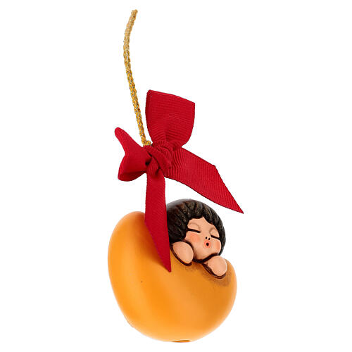 Adorno navideño THUN Ángel en luna pequeño 3