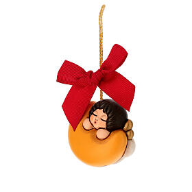 THUN Christmas Ornament, Small Angel on Moon