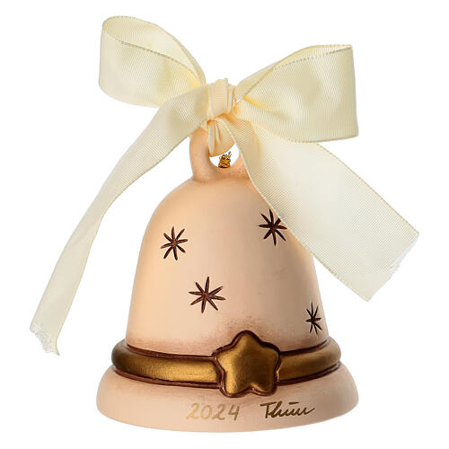 Campanella THUN Limited Edition 2024 con angelo in ceramica champagne 4
