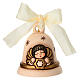 Campanella THUN Limited Edition 2024 con angelo in ceramica champagne s1