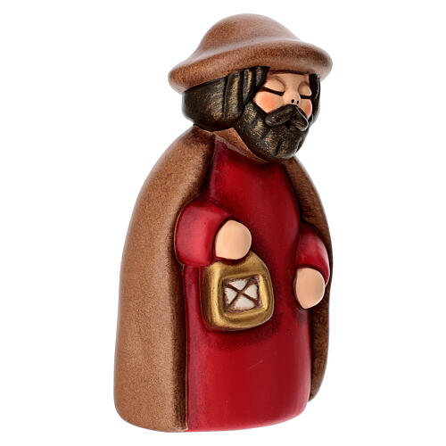 Joseph figurine THUN Classic Nativity Line in red 2