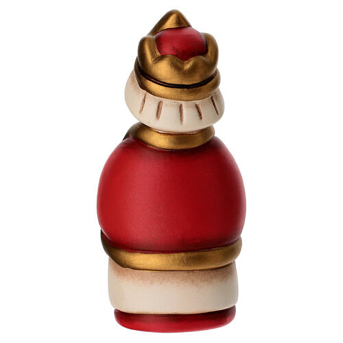 Re Magio Gaspare con mirra THUN linea Presepe Classico rosso 4