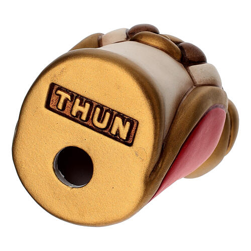 Re Magio Melchiorre con oro THUN linea Presepe Classico rosso 5