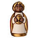 Re Magio Melchiorre con oro THUN linea Presepe Classico rosso s1