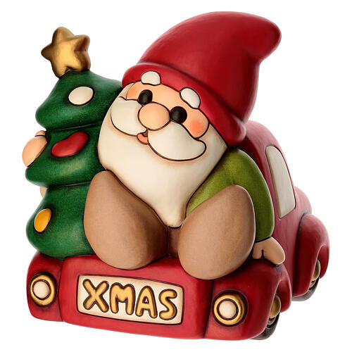 THUN Spieluhr – Wichtel Oliver und Teddy mit Lieferwagen aus Keramik, maxi 10