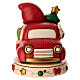 Carillon THUN gnomo Oliver e teddy con furgoncino in ceramica maxi s7