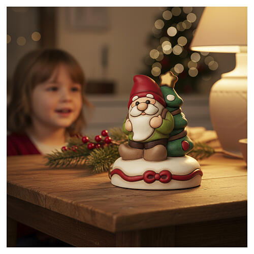 THUN Gnome Oliver and Ceramic Christmas Tree Music Box, Medium 2