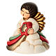 THUN Angel music box with rainbow comet star in ceramic, Christmas Wishes Line s3