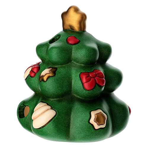 Portavela THUN de cerámica en forma de árbol de Navidad 3