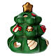 THUN Christmas tree tealight candle holder in ceramic s1