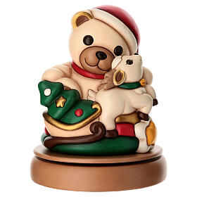 Carillon THUN Teddy e Renna Robin in ceramica maxi