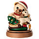 Carillon THUN Teddy e Renna Robin in ceramica maxi s1