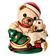Carillon THUN Teddy e Renna Robin in ceramica maxi s7