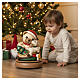 THUN Teddy and Reindeer Robin Ceramic Music Box, Large s2