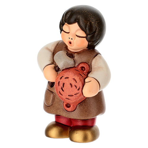 Pot seller ceramic figurine THUN Classic Red Nativity Scene 3