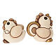 Set Gallo e Gallina in ceramica THUN linea Presepe Classico s2